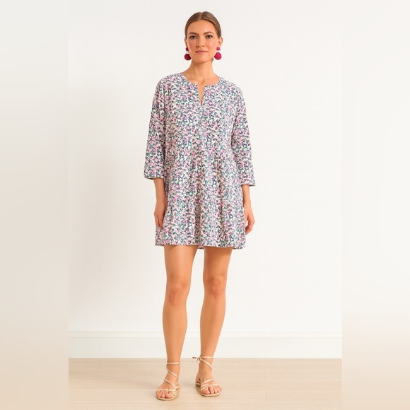 Tuckernuck Pomander Place Lucy ditsy floral shirt dress size small cocktail - Picture 12 of 12
